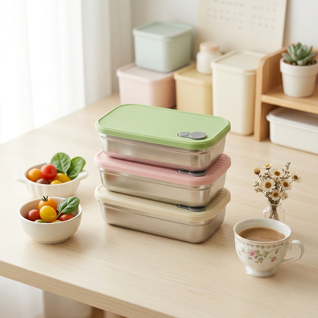 Meal Prep Box - Stainless Steel Bento Box Metal Lunch