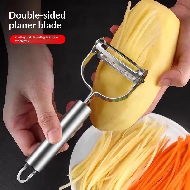 Meal Prep Chef - Dual Function Stainless Steel Peeler For