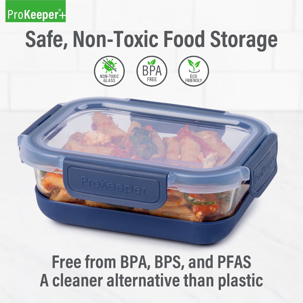 2.8 Cup Glass Food Storage Con - đánh giá và giá Meal Prep Box