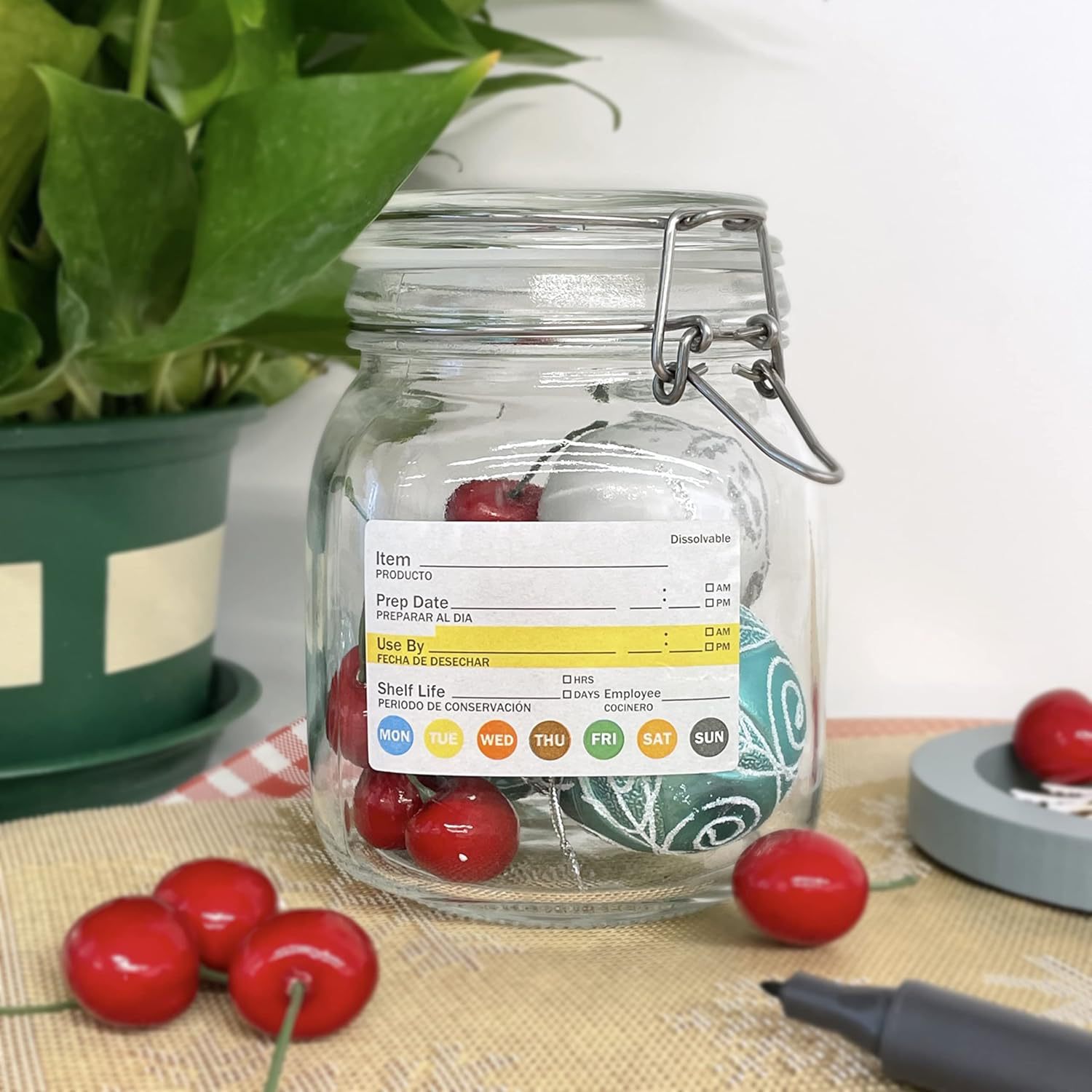 250Pcs/Roll Food Date Labels W - đánh giá và giá Meal Prep Chef