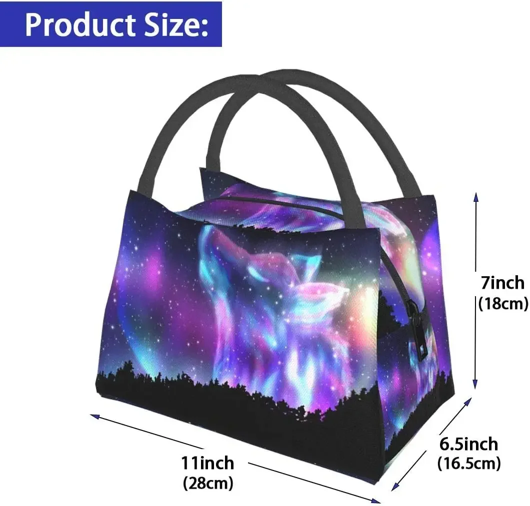Galaxy Wolf Thermal Lunch Bag  - đánh giá và giá Meal Prep Tofu
