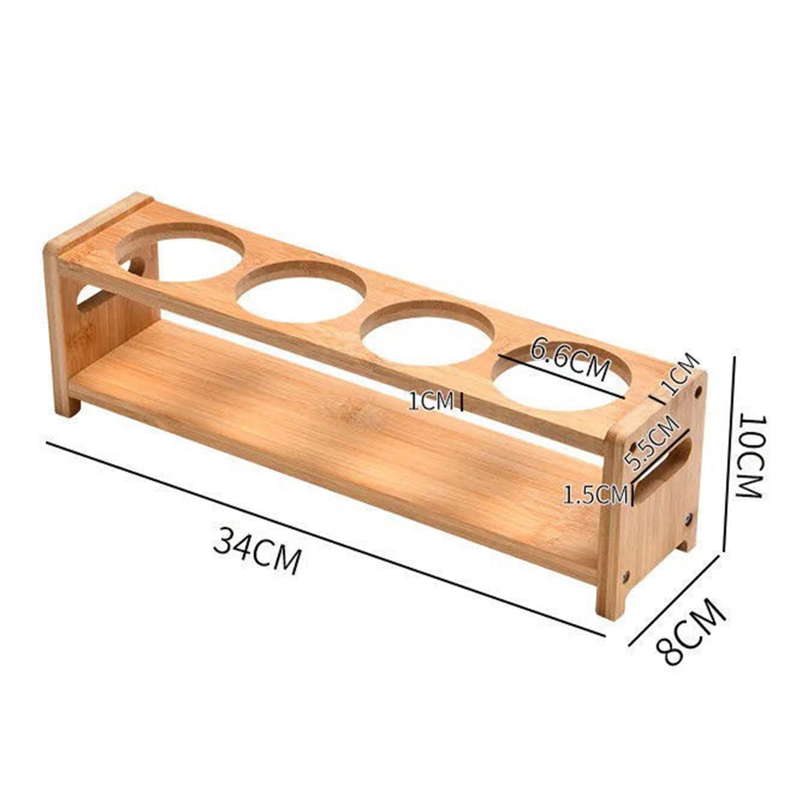 1PC Bamboo Wood Kitchen Rack S - đánh giá và giá Herb Keeper Bottle