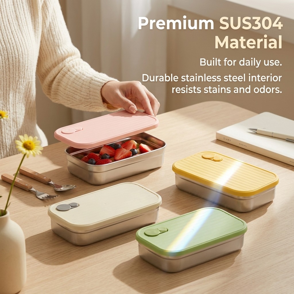 Stainless Steel Bento Box Meta - đánh giá và giá Meal Prep Box