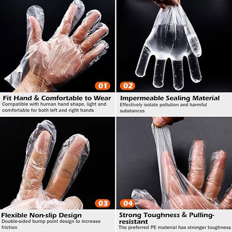 Clear Disposable Gloves Transp - đánh giá và giá Meal Prep Chef