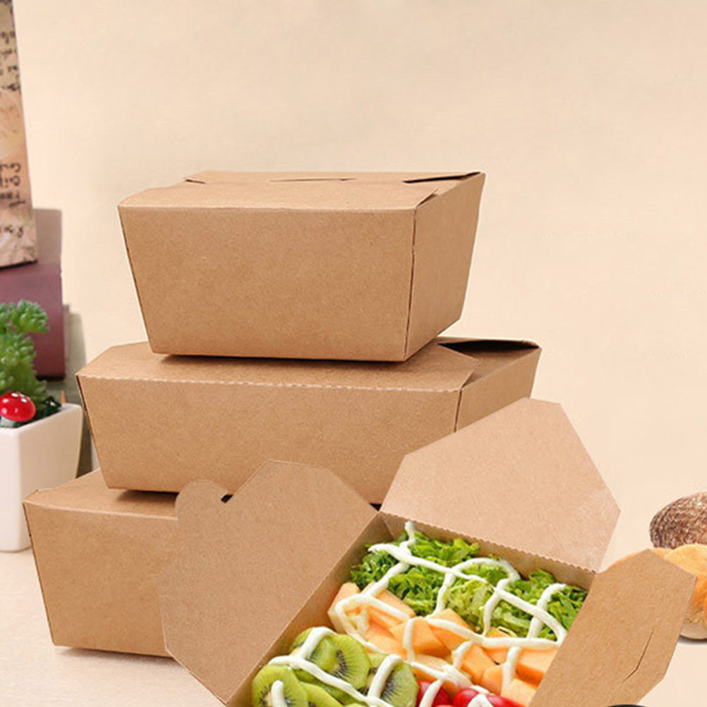 20Pcs Kraft Paper Lunch Box Di - đánh giá và giá Meal Prep Cold Lunches