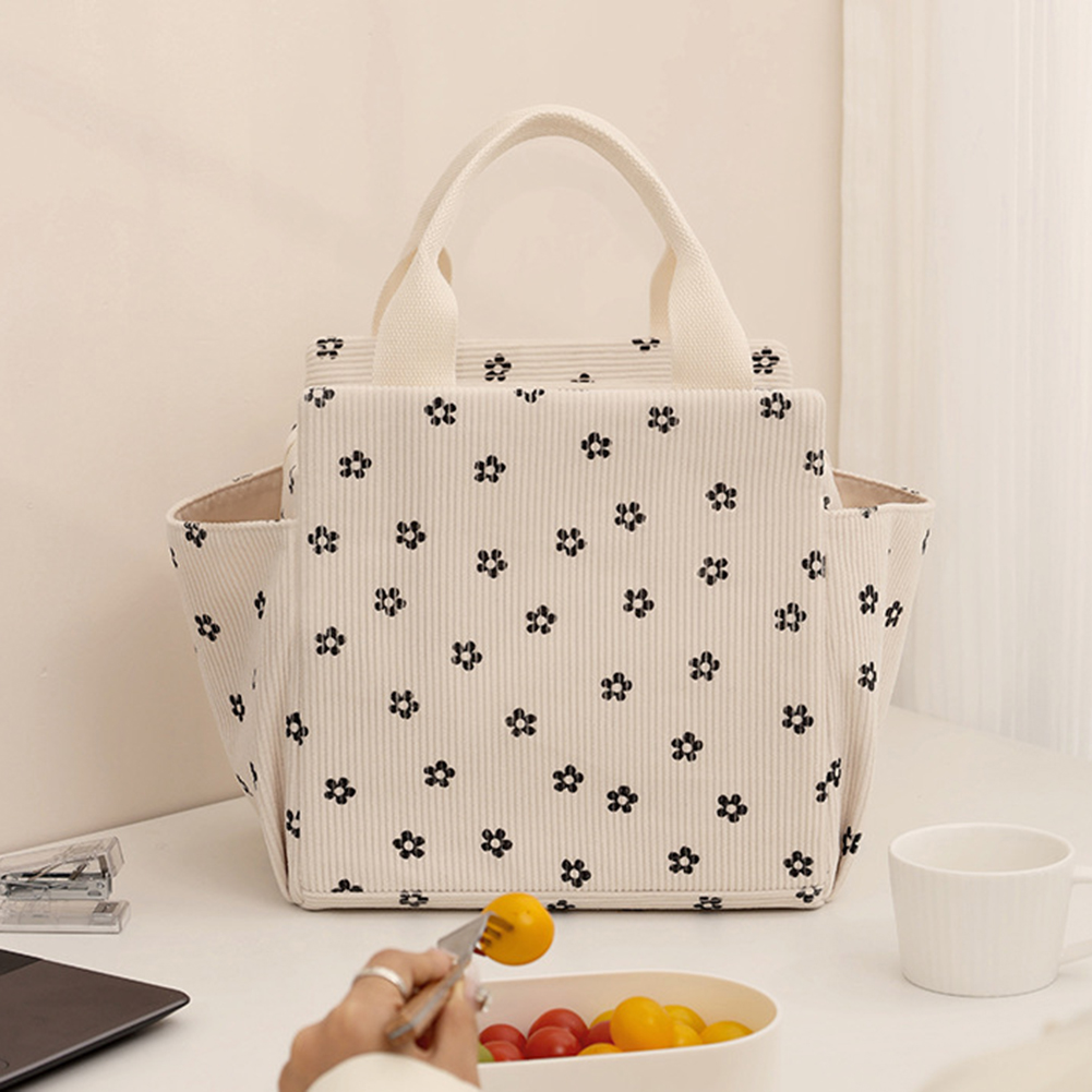 Insulated Corduroy Lunch Bag w - đánh giá và giá Meal Prep Cold Lunches