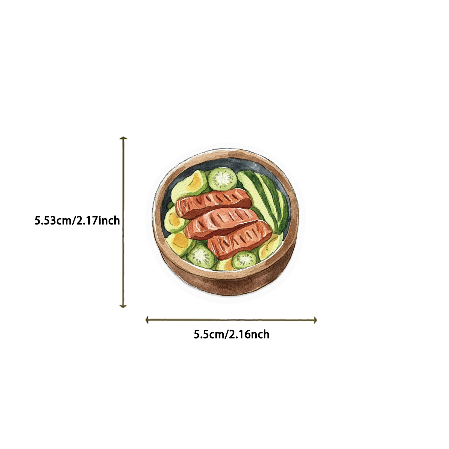 50PCS Watercolor Fitness Healt - đánh giá và giá Meal Prep Gym