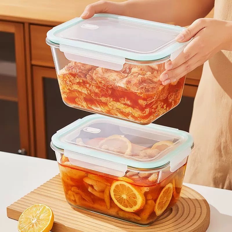 Large Capacity Glass Food Stor - đánh giá và giá Meal Prep Box