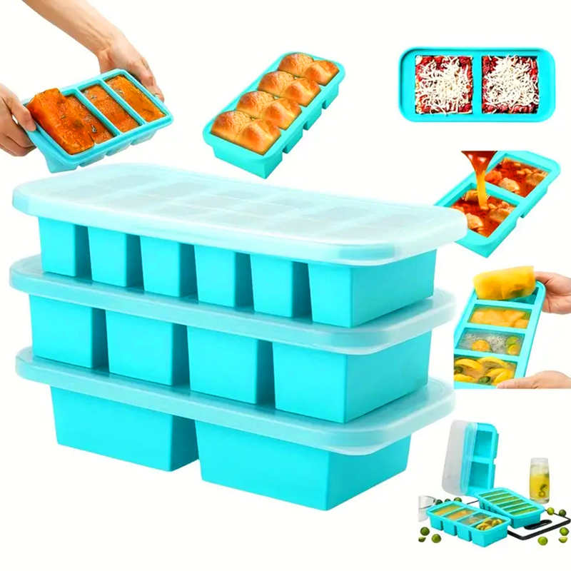 2 or 3-piece Silicone Freezer  - đánh giá và giá Meal Prep Chef