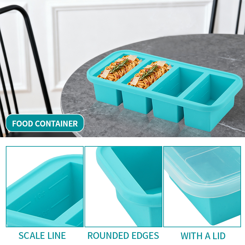 2 or 3-piece Silicone Freezer  - đánh giá và giá Meal Prep Chef