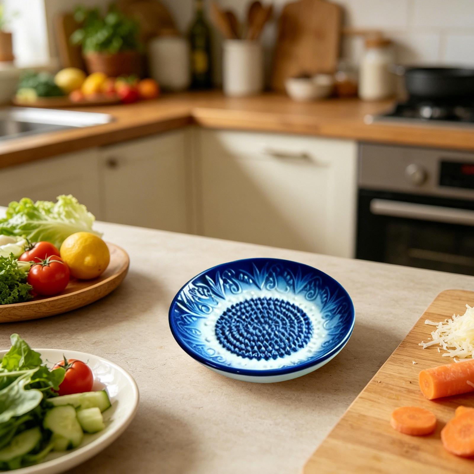 Garlic Grater Plate Embossed K - đánh giá và giá Meal Prep Chef