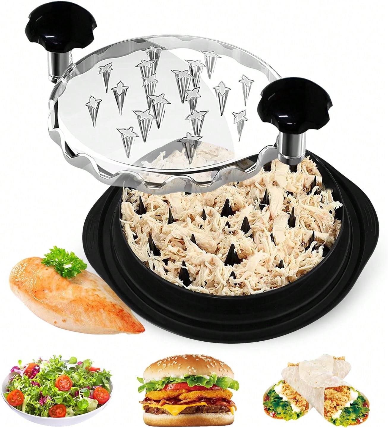 Chefy Ergonomic Manual Chicken - đánh giá và giá Meal Prep Chef