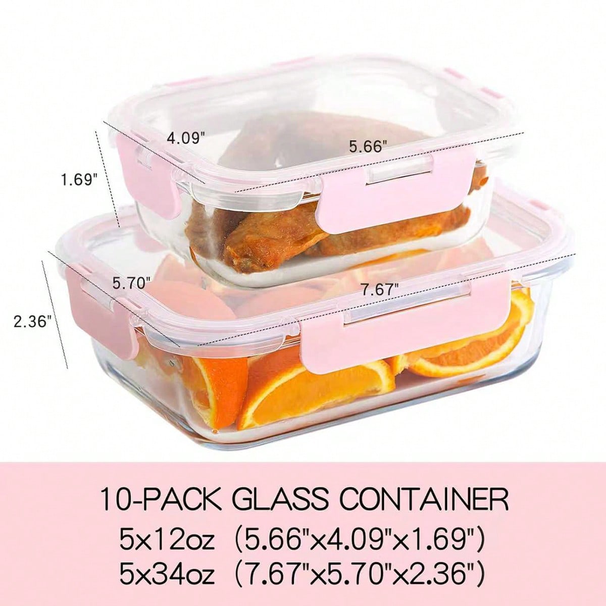 10 Pack Glass Meal Prep Contai - đánh giá và giá Meal Prep Box