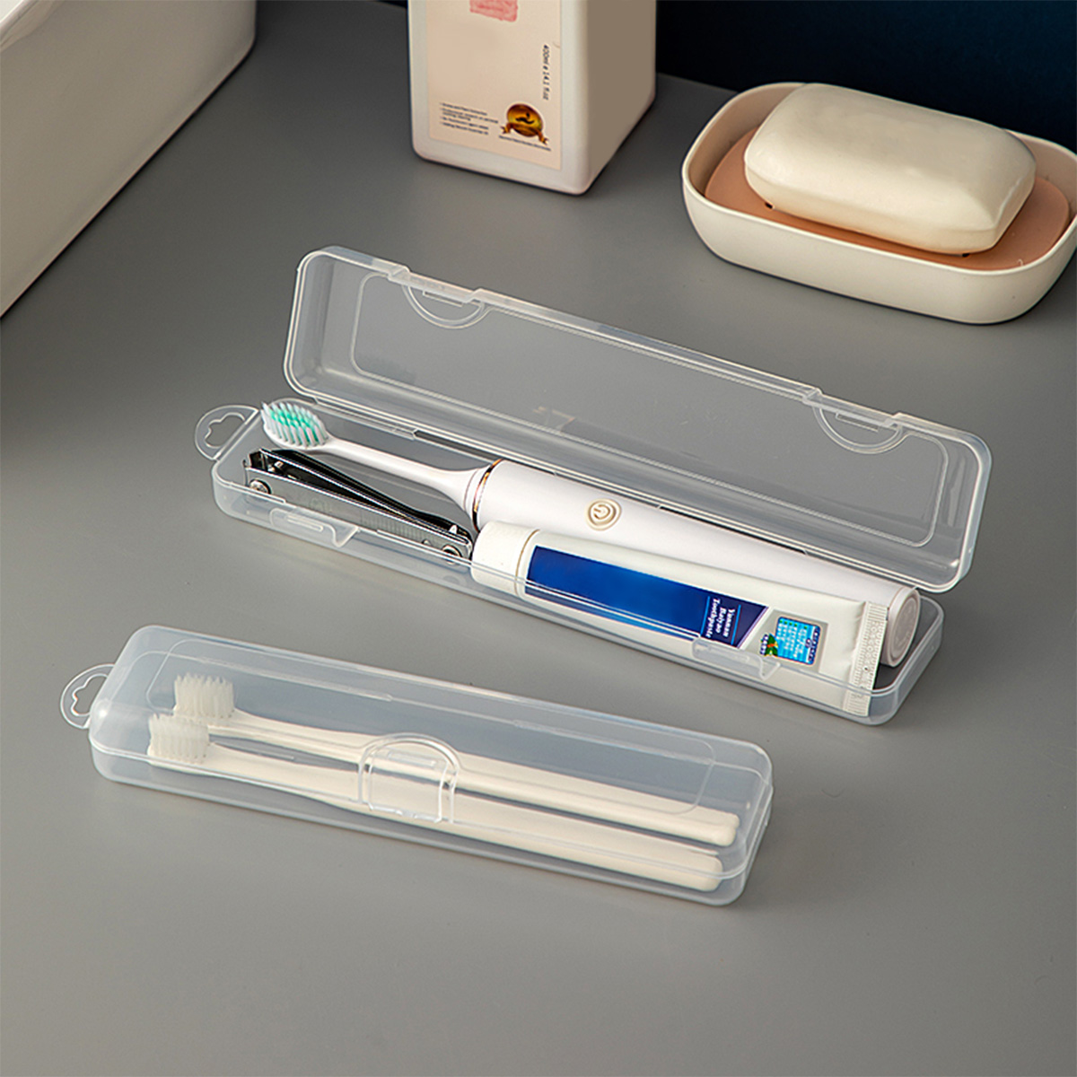 WORTHBUY Toothbrush Box Transp - đánh giá và giá Meal Prep Box