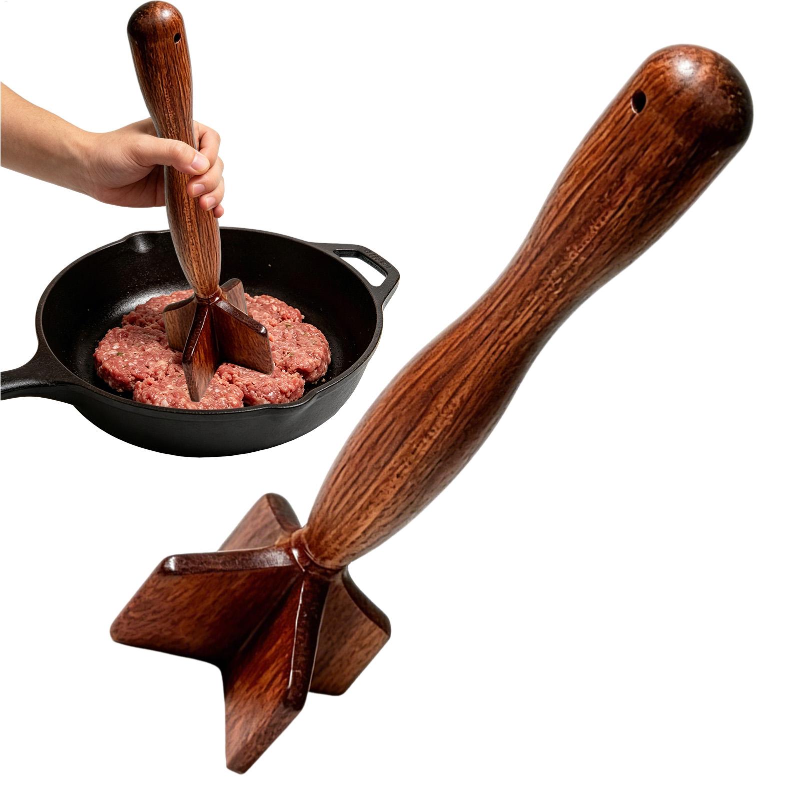 Wooden Meat Chopper Hamburger  - đánh giá và giá Meal Prep Ground Beef