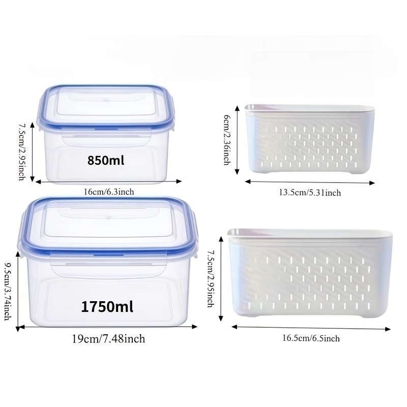 4pcs/Set Leak-Proof Food Stora - đánh giá và giá Meal Prep Chef