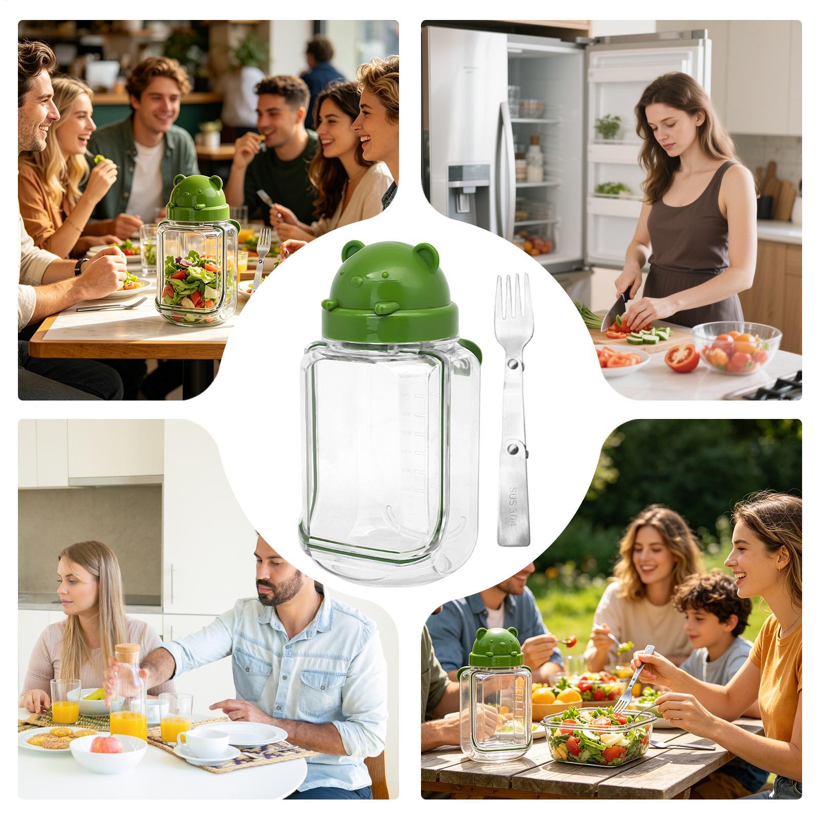Salad Container Clear Food Can - đánh giá và giá Meal Prep Gym