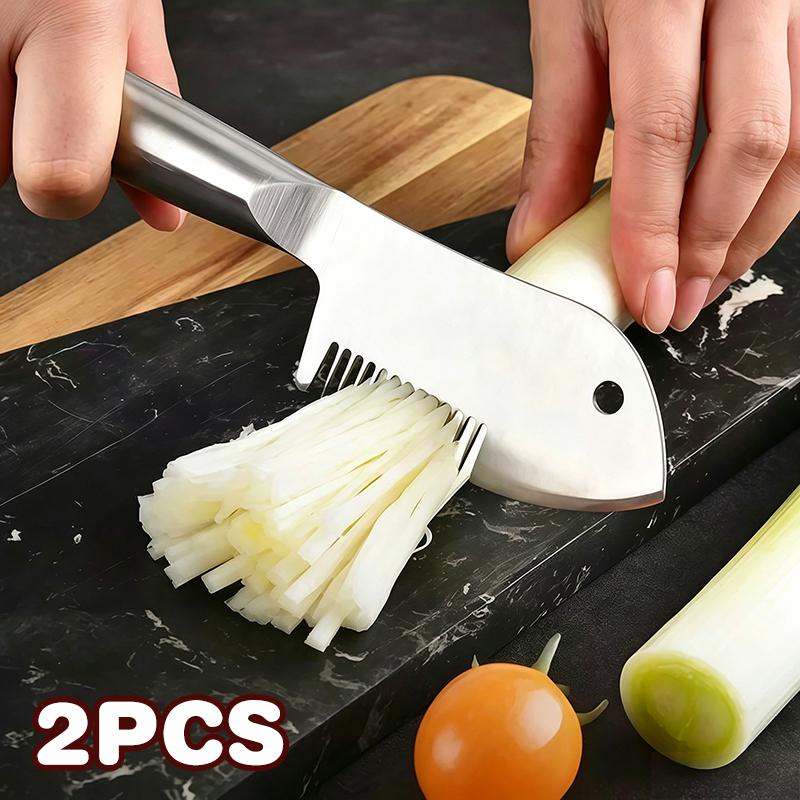 2 PCS Stainless Steel Scallion - đánh giá và giá Meal Prep For Cutting