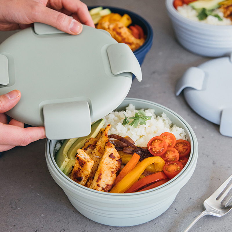 Bayzon Collapsible Bowl 36oz R - đánh giá và giá Meal Prep Cold Lunches