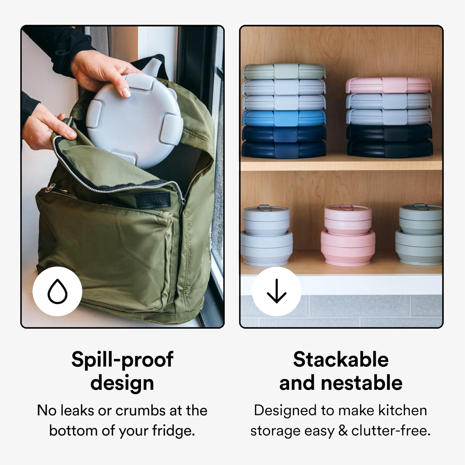 Bayzon Collapsible Bowl 36oz R - đánh giá và giá Meal Prep Cold Lunches