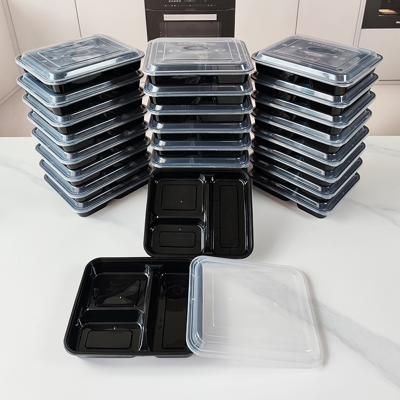 3-Compartment 34 Oz/1000 Ml, 1 - đánh giá và giá Meal Prep Gym